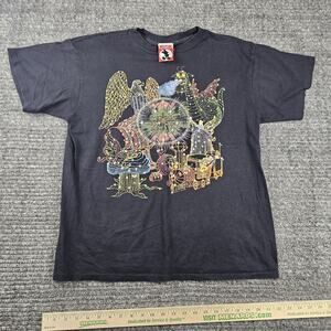 Vintage Disney Main Street Electrical Parade Single Stitch T-Shirt XL Glow Dark